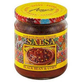 Amys Salsa, Black Bean & Corn - 14.7 Ounces