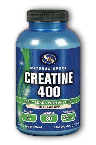 Natural Sport Creatine 400, Unflavored - 400 Grams