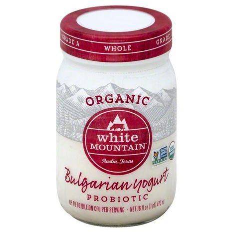 White Mountain Yogurt, Bulgarian, Organic, Whole - 16 Ounces