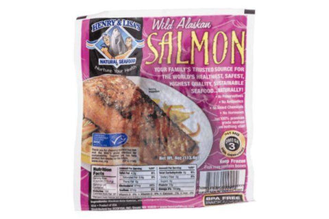 Henry & Lisas Wild Alaskan Salmon - 4 Ounces