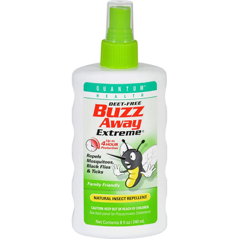 Quantum Health Buzz Away Extreme Insect Repellent Deet Free-8 Oz