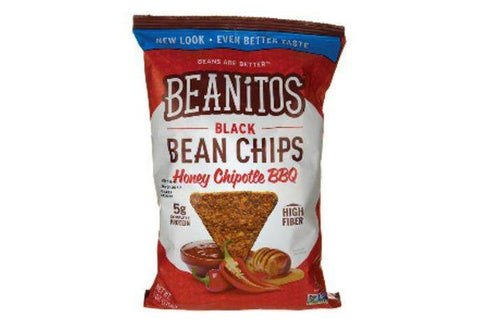 Beanitos Black Bean Chips, Honey Chipotle BBQ - 6 Ounces