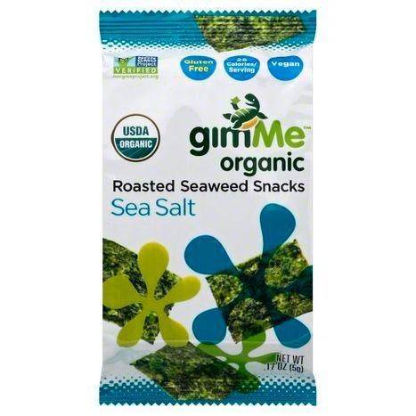 Gimme Seaweed Snacks, Roasted, Organic, Sea Salt - 0.17 Ounces