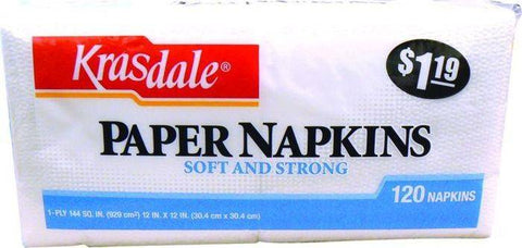 Krasdale Soft & Strong Paper Napkins - 250 Count