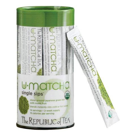 The Republic Of Tea Organic U-Matcha Single Sips-1.68 Oz