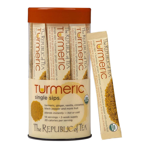 The Republic Of Tea Organic Turmeric Single Sips-14 Pouches