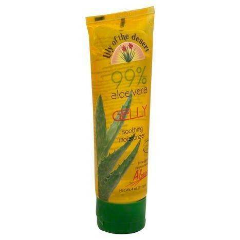 Lily of the Desert Moisturizer, Soothing, 99% Aloe Vera, Gelly - 4 Ounces