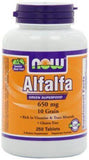 Now Foods 650MG Alfalfa - 250 Tablets