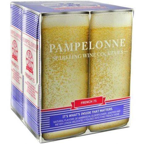 Pampelonne Saparkling French 75 Wine Cocktail - 4 Pack