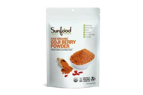 Sunfood Superfoods Raw Organic Goji Berry Powder