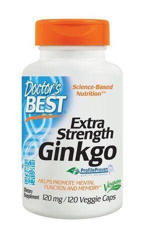 Doctor's Best Extra Strength Ginkgo - 120 Veggie Caps