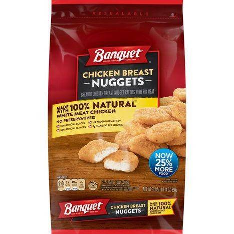 Banquet Chicken Breast Nuggets - 30 Ounces
