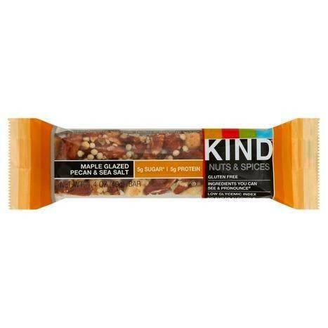 Kind Nuts & Spices Bar, Maple Glazed Pecan & Sea Salt - 1.4 Ounces