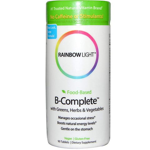 Rainbow Light B-Complete With Greens, Herbs & Vegetables-90 Tablets