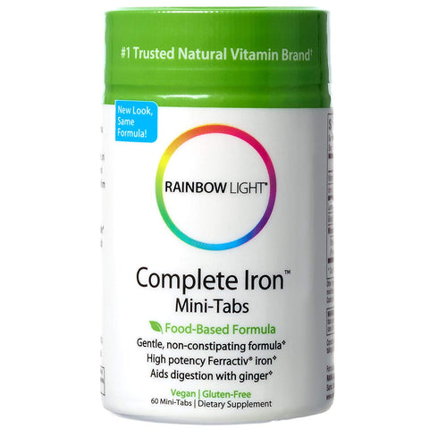 Rainbow Light Complete Iron-60 Mini Tablets