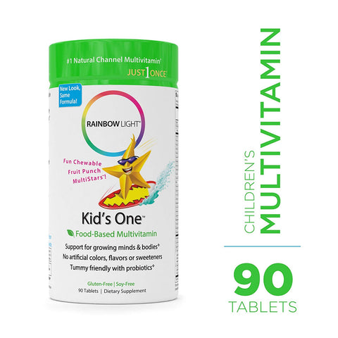 Rainbow Light Kid's One Food Based Multivitamin-90 Tablets