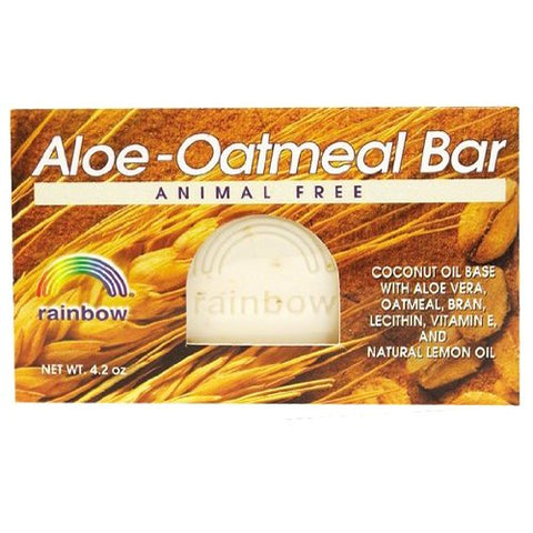 Rainbow Aloe-Oatmeal Bar Gentle Moisturizing Soap-4.2 Oz