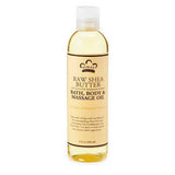 Nubian Heritage Raw Shea Butter With Vitamin E, Frankincense & Myrrh Bath, Body & Massage Oil-8 Oz