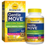 Renew Life Gentle Move Kids Colon Support Strawberry Blast-60 Chewable Tablets