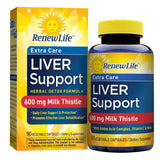 Renew Life Extra Care Liver Support 600 Mg Milk Thistle-90 Vegetable Capsules