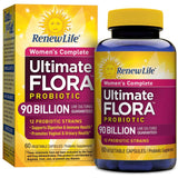 Renew Life Women's Complete Ultimate Flora Probiotic 90 Billion Live Cultures-60 Vegetable Capsules