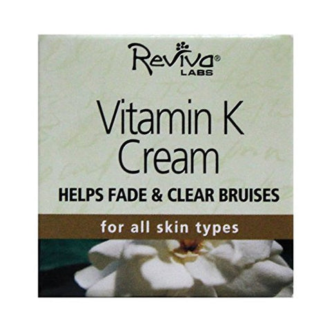 Reviva Labs Vitamin K Cream Helps Fade & Clear Bruises-1.5 Oz