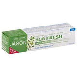 Jason Sea Fresh Toothpaste, Anti-Cavity & Strengthening, Deep Sea Spearmint, Gel - 6 Ounces