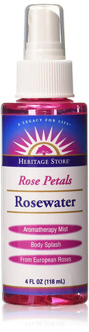 Heritage Store Rose Petals Rosewater-4 Oz