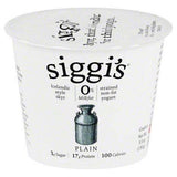 Siggis Yogurt, Non-Fat, Icelandic Style Skyr, Strained, Plain - 5.3 Ounces