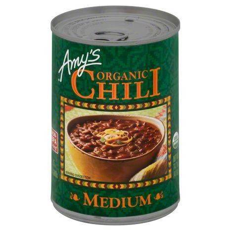 Amys Chili, Organic, Medium - 14.7 Ounces