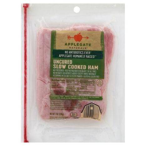 Applegate Naturals Ham, Slow Cooked, Uncured - 7 Ounces