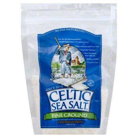 Celtic Sea Salt Sea Salt, Fine Ground - 0.5 Pounds