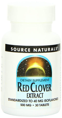 Source Naturals Red Clover Extract 500 Mg-30 Tablets