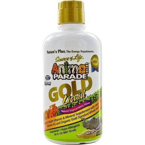 Nature's Plus Source of Life Animal Parade Topical Berry Flavor Gold Liquid