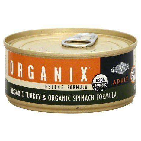 Organix Organix Feline Formula, Adult, Organic Turkey and Organic Spinach - 5.5 Ounces