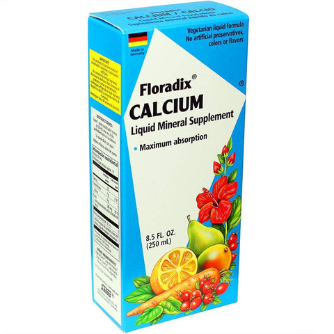 Floradix Calcium Liquid Mineral Supplement Maximum Absorption-8.5 Oz