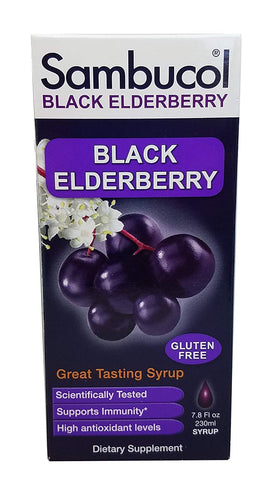 Sambucol Black Elderberry Great Tasting syrup-7.8 Oz