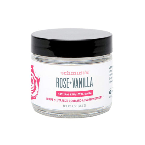 Schmidt's Rose & Vanilla Deodorant Jar-2 Oz