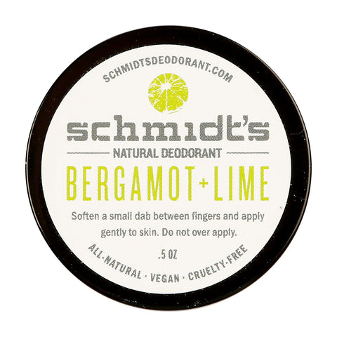 Schmidt's Bergamot & Lime Natural Deodorant-0.5 Oz