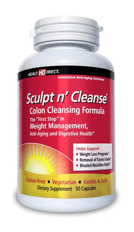 Health Direct Sculpt N'Cleanse Colon Cleansing Formula-50 Capsules