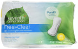 Seventh Generation Free & Clear Regular Maxi Pads Chlorine Free-24 Pads
