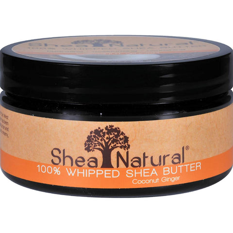 Shea Natural 100% Whipped Shea Butter Coconut Ginger-6.3 Oz