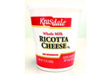 Krasdale Whole Milk Ricotta Cheese - 15 Ounces