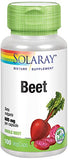 Solaray Beet Root Beta Vulgaris 605 Mg-100 Vegetarian Capsules