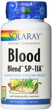 Solaray Blood Blend SP-11A Dandellion & Yellow Dock-100 Vegetable Capsules