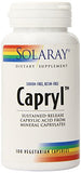 Solaray Capryl Sustained Release-100 Vegetarian Capsules