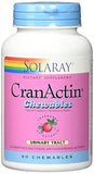 Solaray CranActin Chewables Urinary Tract Cranberry & Strawberry Flavor-60 Chewables