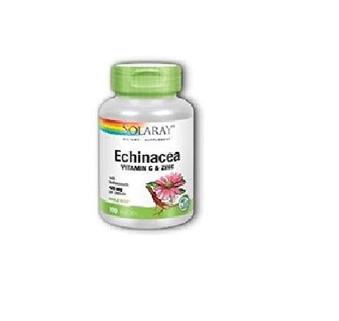 Solaray Echinacea, Vitamin C & Zinc With Bioflavonoids 425 Mg-100 Veg Caps