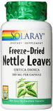 Solaray Freeze Dried Nettle Leaves Urtica Dioica 300 Mg-100 Vegetarian Capsules