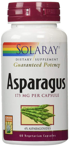 Solaray Asparagus 175 Mg Per Capsule-60 Vegetarian Capsules